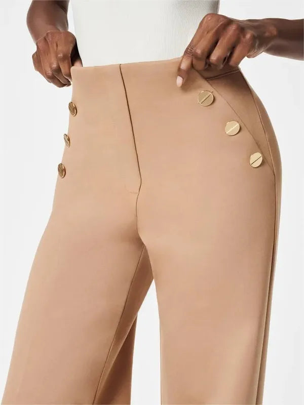 Tummy Control Button Wijde Broek