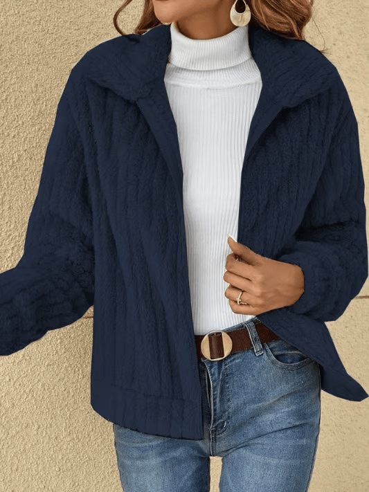 Winterjas Warm Pluche Fleece Rits Casual Jas Top